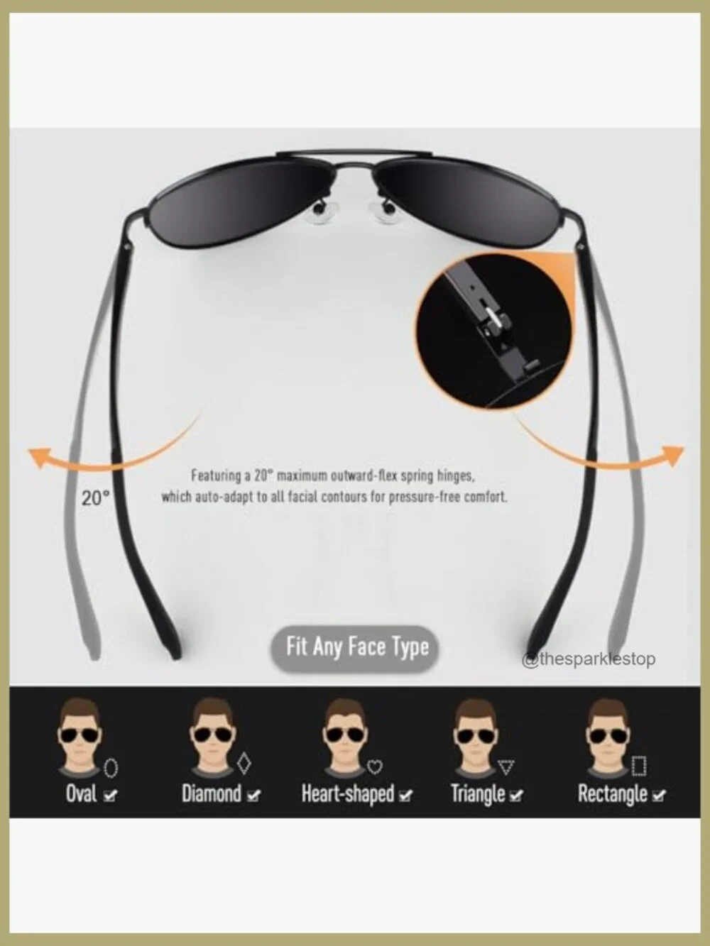 Premium Al-Mg Alloy Pilot Polarized Sunglasses UV400 Mirrored Spring Hinges